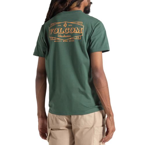 Camiseta Masculina Volcom Workwear Union VERDE-VLTS010530- -1-